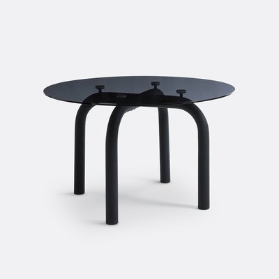 Tisch Polly für 4 Pers., Rauchglas und Stahl LA REDOUTE INTERIEURS