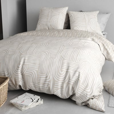 Parure housse de couette avec taie(s) en coton imprimée, Fado C DESIGN HOME TEXTILE