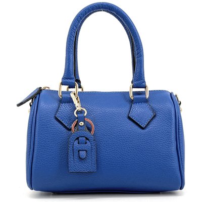 Sac à main bowling en cuir grainé italien LITTLE BOOLIN OH MY BAG