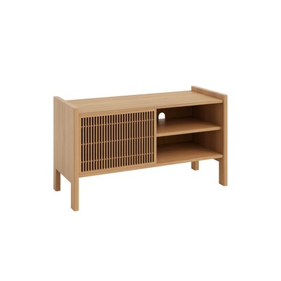 Meuble TV en pin verni couleur chêne MENDIA PETIT NAAN FURNITURE
