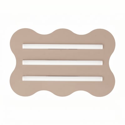Plafonnier Acier Taupe S14d 1 Klover EDEN