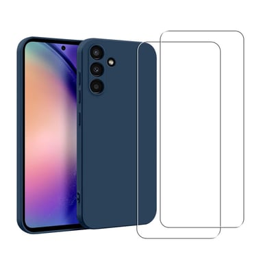 Coque Galaxy A54 antichoc + 2 vitres EVETANE