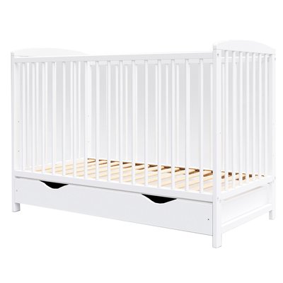 Lit bébé évolutif avec tiroir - NINA - 120x60 cm - Bois PREMIERS MOMENTS