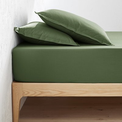 Hoeslaken in perkalkatoen, omslag 30 cm Scenario LA REDOUTE INTERIEURS