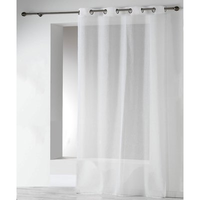Voilages en Etamine Unie à Oeillets HOME MAISON