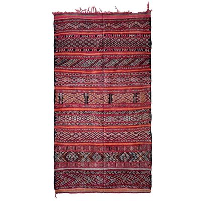 Tapis Kilim berbère marocain pure laine 150 x 285 cm AFK LIVING
