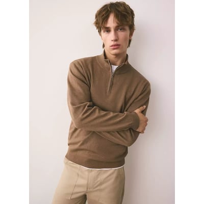 Pull col montant zip MANGO TEEN