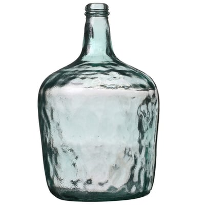 Vase dame Jeanne 10L verre recyclé D24.5 H40 DECORATIE