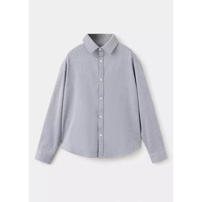 Chemise à carreaux en coton MANGO KIDS