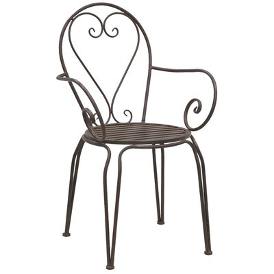 Fauteuil en métal vieilli AUBRY GASPARD