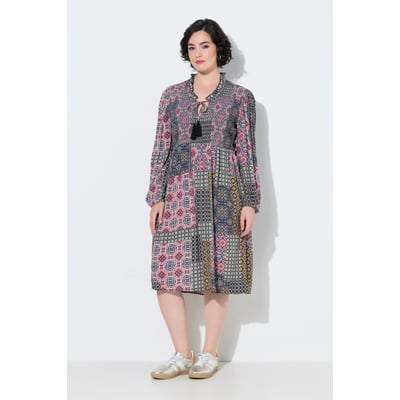 Robe midi, jeu de motifs ULLA POPKEN