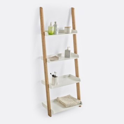 Scaffale scala per bagno, 4 ripiani, LINDUS SO'HOME