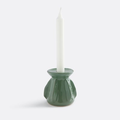 Bougeoir en céramique texturée H9,5 cm, Ilia LA REDOUTE INTERIEURS