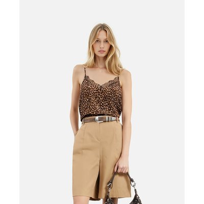 Printed Camisole with Lace THE KOOPLES