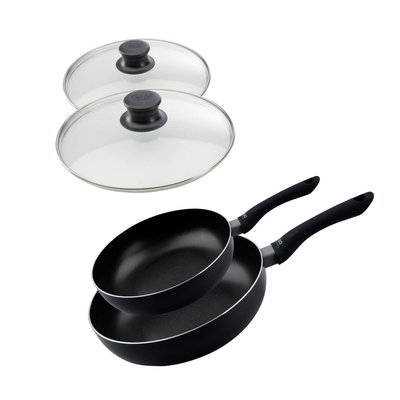 2 woks de cuisine et 2 couvercles SMART LIFE ELO