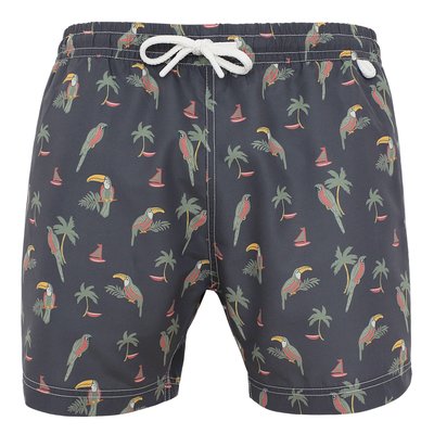 Short de bain MONTAUK 2454 Parrot LES LOULOUS DE LA PLAGE