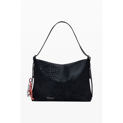 Sac effet cuir brodé moyen DESIGUAL