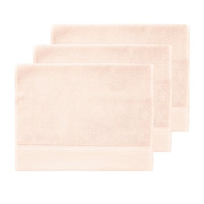 3 grandes serviettes invité Zéro Twist 560 g/m² SENSOFT SENSEI MAISON
