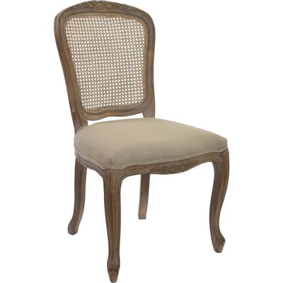 Chaise en bois et rotin, Versailles RECOLLECTION