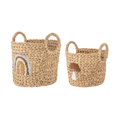 Lot de 2 paniers nature Agnes BLOOMINGVILLE