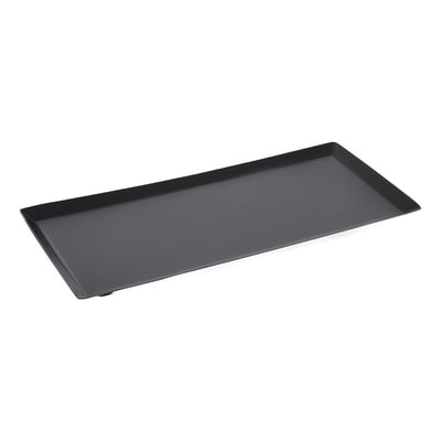 26cm Black Metal Tray FIFTY FIVE SOUTH