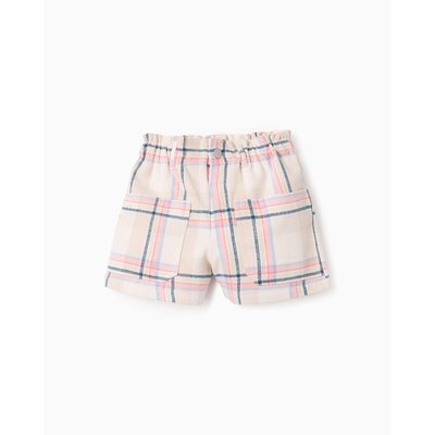 Short 100% coton, écossais ART ATTACK ZIPPY