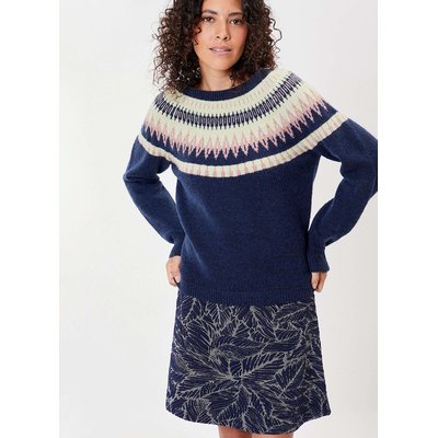 Pull jacquard coupe droite FROST LA FIANCÉE