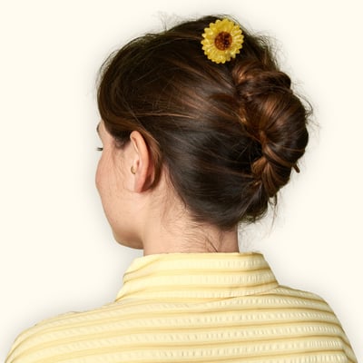 Pic à cheveux TOURNESOL COUCOU SUZETTE
