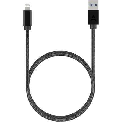 Câble Lightning vers USB 3m noir certifié Apple ADEQWAT