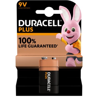 Pile 9 V PLUS x1 DURACELL