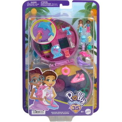 Polly Pocket - Coffret figurines sauvetage du dauphin MATTEL