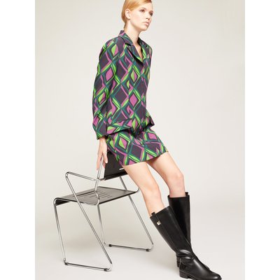 Veste style robe-manteau avec un imprimé géométrique MOTIVI