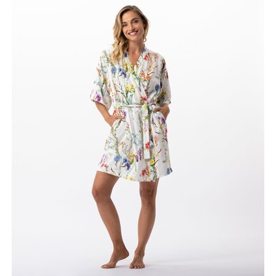 Kimono imprimé fleurs en 100% viscose RIVIERA 760 LE CHAT