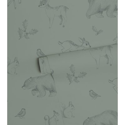 Papier peint animaux de la forêt NATURAL LILIPINSO