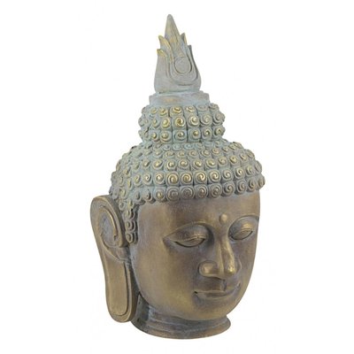 Statue bouddha plâtre bronze DECORATION D’AUTREFOIS