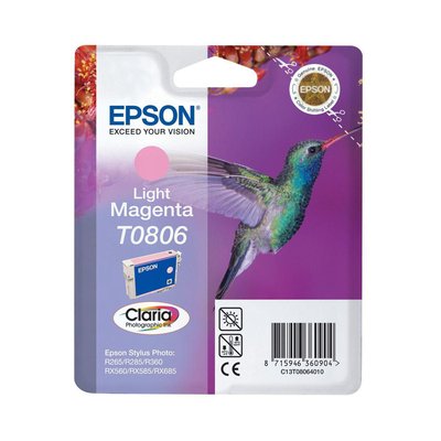 Cartouche d'encre T0806 Magenta Clair série Colibri EPSON