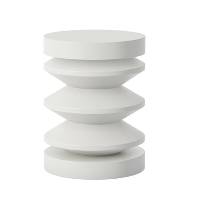 Niska Round Sculptural Side Table SO'HOME