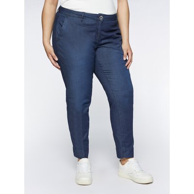 Chino en jean femme online