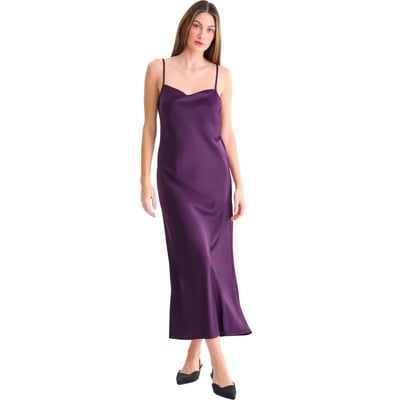 Robe longue à bretelles SATIN LUXE LISCA