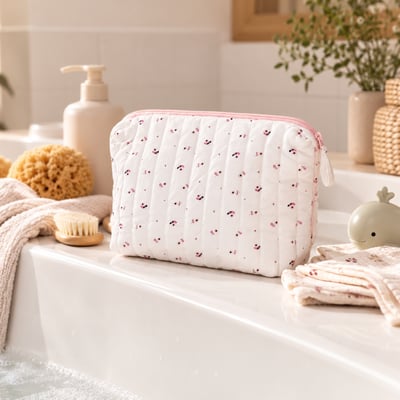 Trousse de toilette en coton Bio SAUTHON
