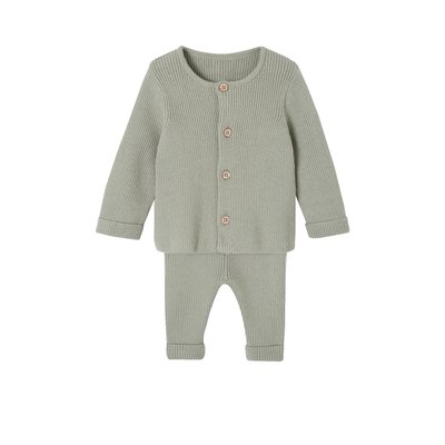 Ensemble mixte en tricot gilet et pantalon VERTBAUDET