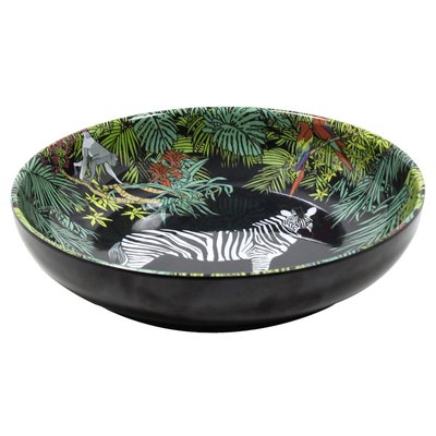 Assiette creuse en mélamine Jungle 20 cm LES JARDINS DE LA COMTESSE