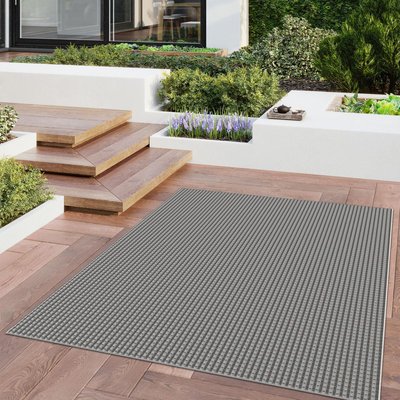 Tapis extérieur tissé kilim rectangle BOTANI 2 UN AMOUR DE TAPIS