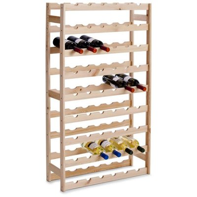Etagère à bouteilles pin 54 bouteilles ZELLER PRESENT