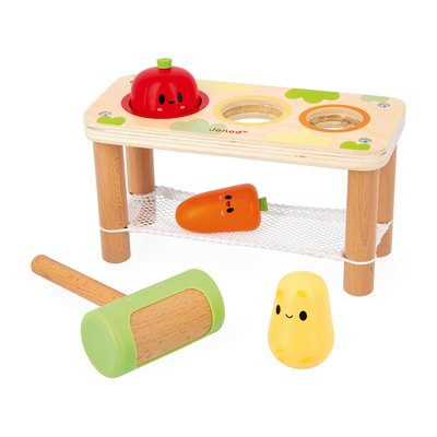 Tap Tap Légumes De La Ferme, Jeu D'éveil Dès 12 Mois JANOD