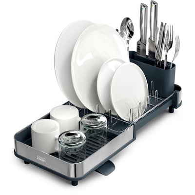 EGOUTTOIR Extend Slim Steel gris JOSEPH JOSEPH
