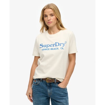 T-shirt décontracté métallisé Venue SUPERDRY