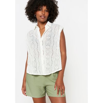 Blouse sans manches brodée LOLALIZA