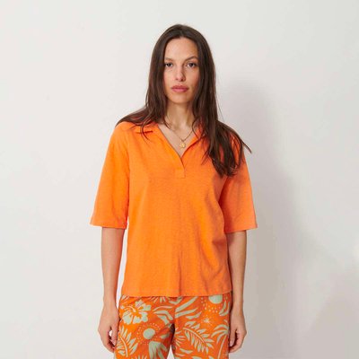 Tee Shirt Nadir en coton et lin BENSIMON
