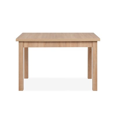 Table à manger extensible décor chêne sonoma L120-200 cm - LONGFORD CALICOSY